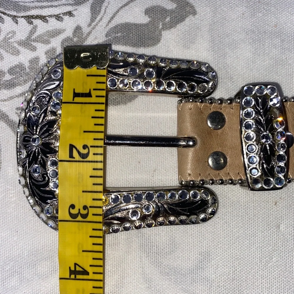 b.b. Simon‎ Vintage Belt Crystal Swarovski Size Small 28